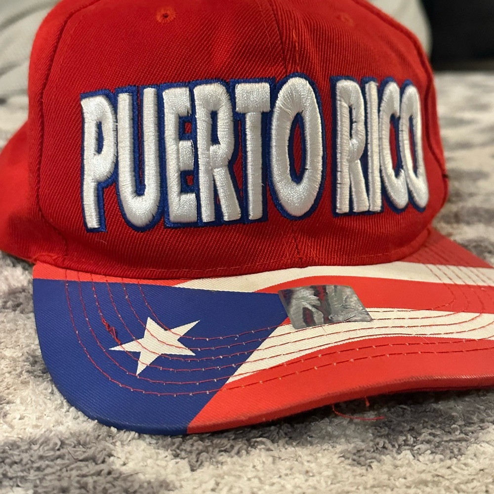 Joycap Red Puerto Rico Snap Back Hat